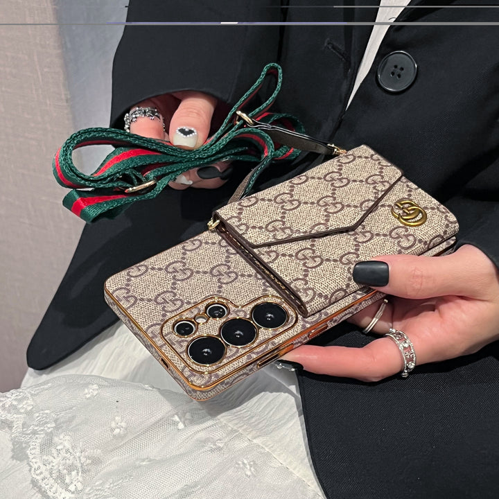 GlamStrap™ Premium Wallet Case for Samsung Galaxy Ultra