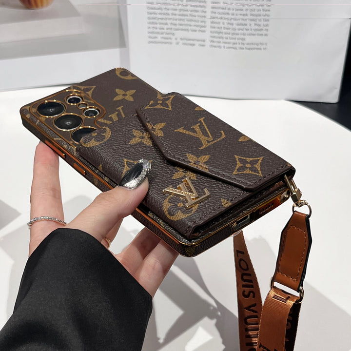 GlamStrap™ Premium Wallet Case for Samsung Galaxy Ultra