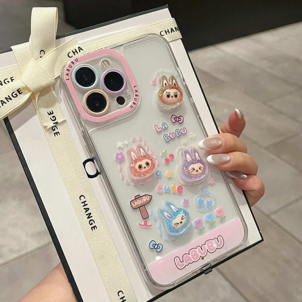 Labubu Light-Up iPhone Case – Shockproof & Glows on Calls